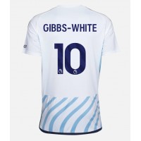 Stroje piłkarskie Nottingham Forest Morgan Gibbs-White #10 Koszulka Wyjazdowej 2023-24 Krótki Rękaw